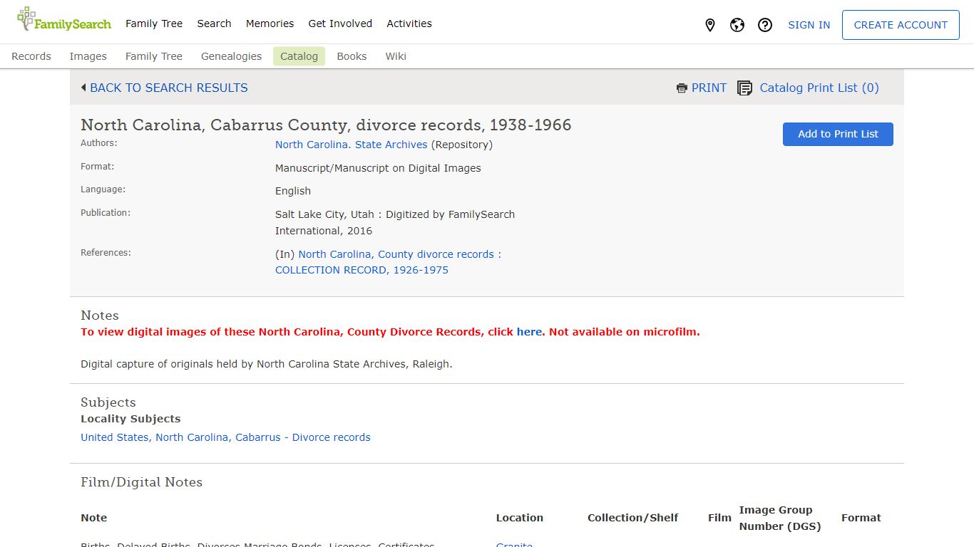 North Carolina, Cabarrus County, divorce records, 1938-1966 - FamilySearch